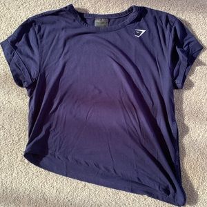 Navy Blue Gymshark Essentials Tee!